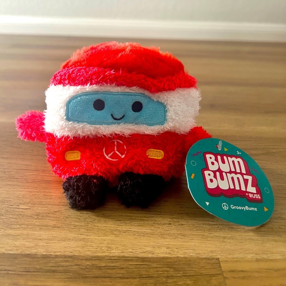 BumBumz by RUSS – GroovyVanBumz Plush – GroovyBumz Series, Mini – NWT